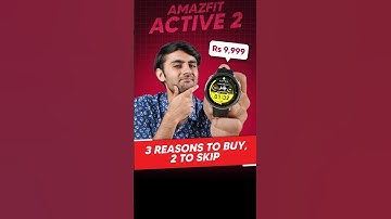 Amazfit Active 2 - Best Smartwatch Under ₹10,000? 🥺⌚| #AmazfitActive2 #SmartwatchUnder10000