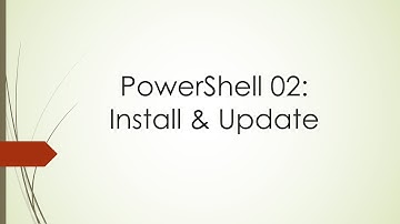 PowerShell 02: Install & upgrade to v5.1