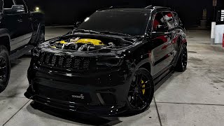 MURDEROUT TRACKHAWK TERRORIZING MORNING TRAFFIC POV ( insane whine )