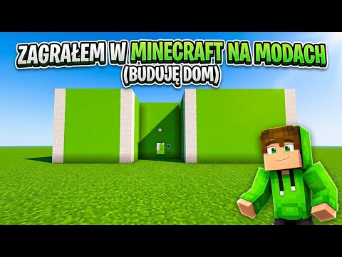 I played MINECRAFT with mods (building a house)