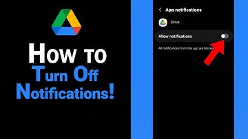 How to Turn Off Notifications on Google Drive [NEW]