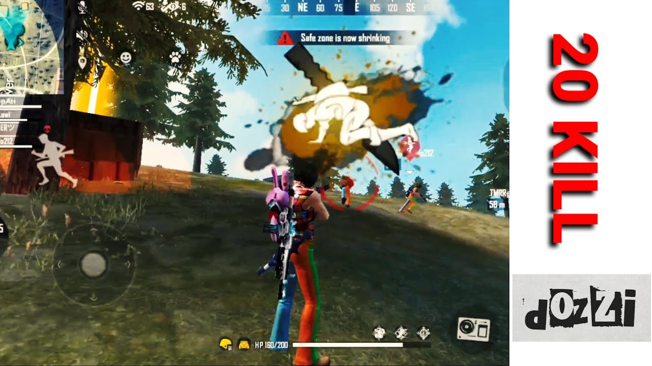 FREE FIRE SQUAD VS SQUAD RANKED MATCH 20 KILLS BOOYAH - GARENA FREE ...