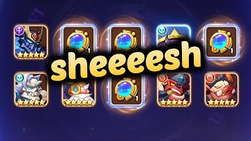These 220 CORES were UNREAL! - IDLE HEROES