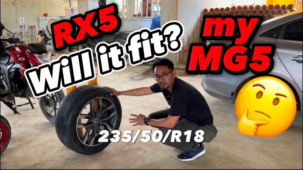 MG RX5 Stock Mags & Tires Installed Straight to my MG5 | Mags Upgrade ...