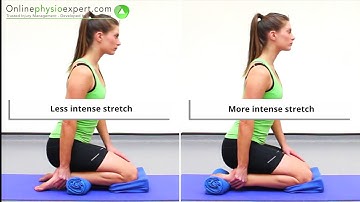 Kneeling Ankle Plantarflexion Mobility Exercise Tutorial (Level 1) - ONLINE PHYSIO EXERCISES