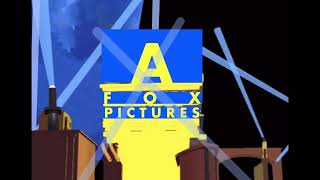 A Fox Pictures logo 1933-1935 [B&W and Colorzied]