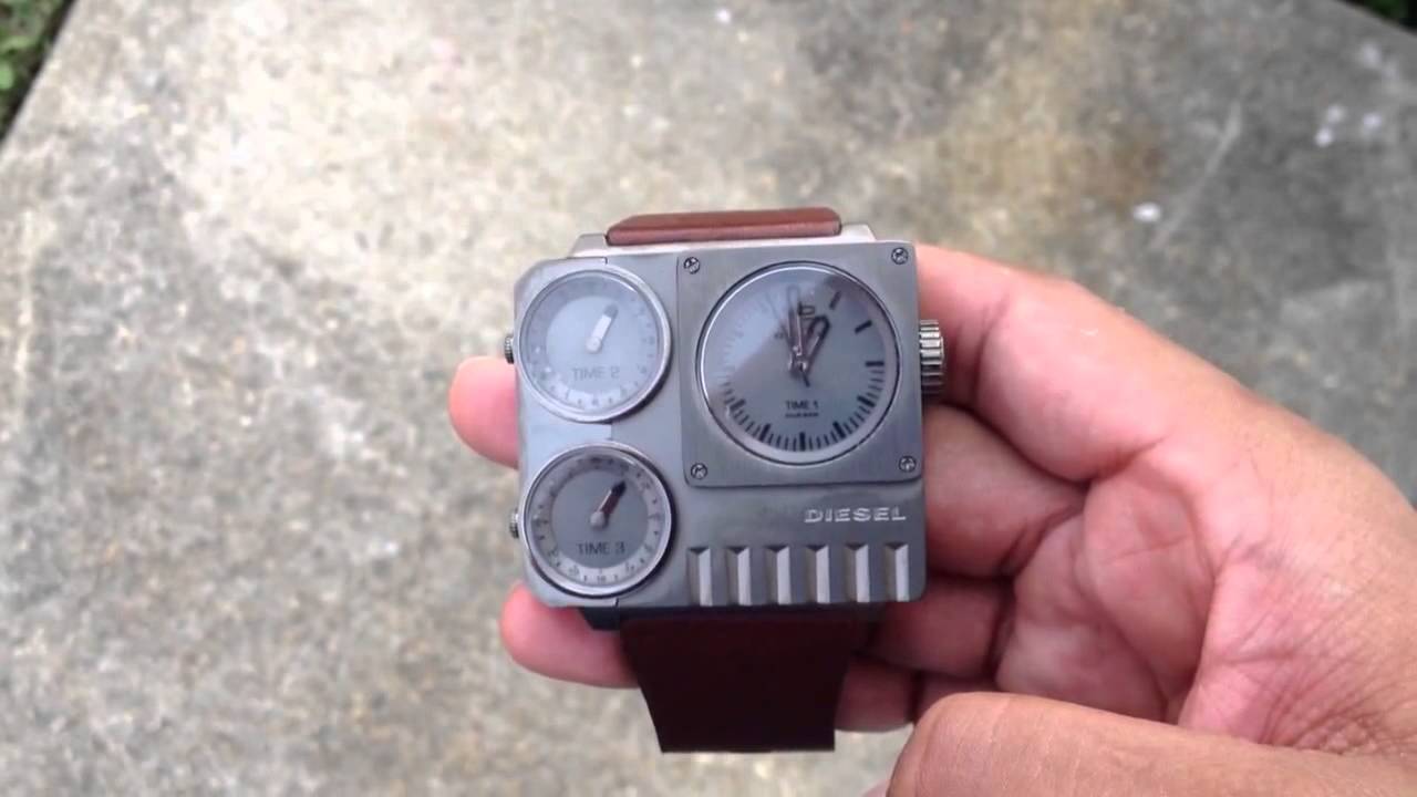 Diesel Watch DZ7249 Brown - YouTube