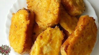 Гренки с сыром. Быстрый завтрак.