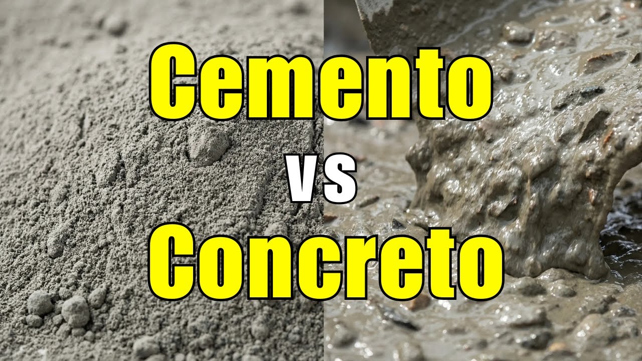 ¿Cuál es la diferencia entre el cemento y el concreto? La mayoria los confunde...