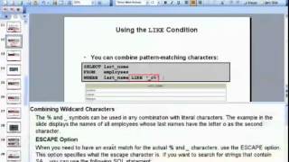 كورس SQL _ المحاضرة الرابعة _ Restricting and Sorting data