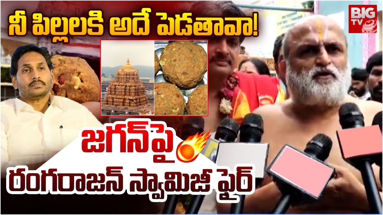 Chilkur Rangarajan Swamy Reaction on Tirumala Laddu Controversy | నీ పిల్లలకి అదే పెడతావా! | BIGTV