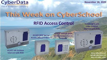 CyberSchool - All About RFID Access Control