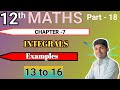 12th maths chapter 7 Examples 12 to 16 #examples #chapter-7 #ncert #maths #12th_maths