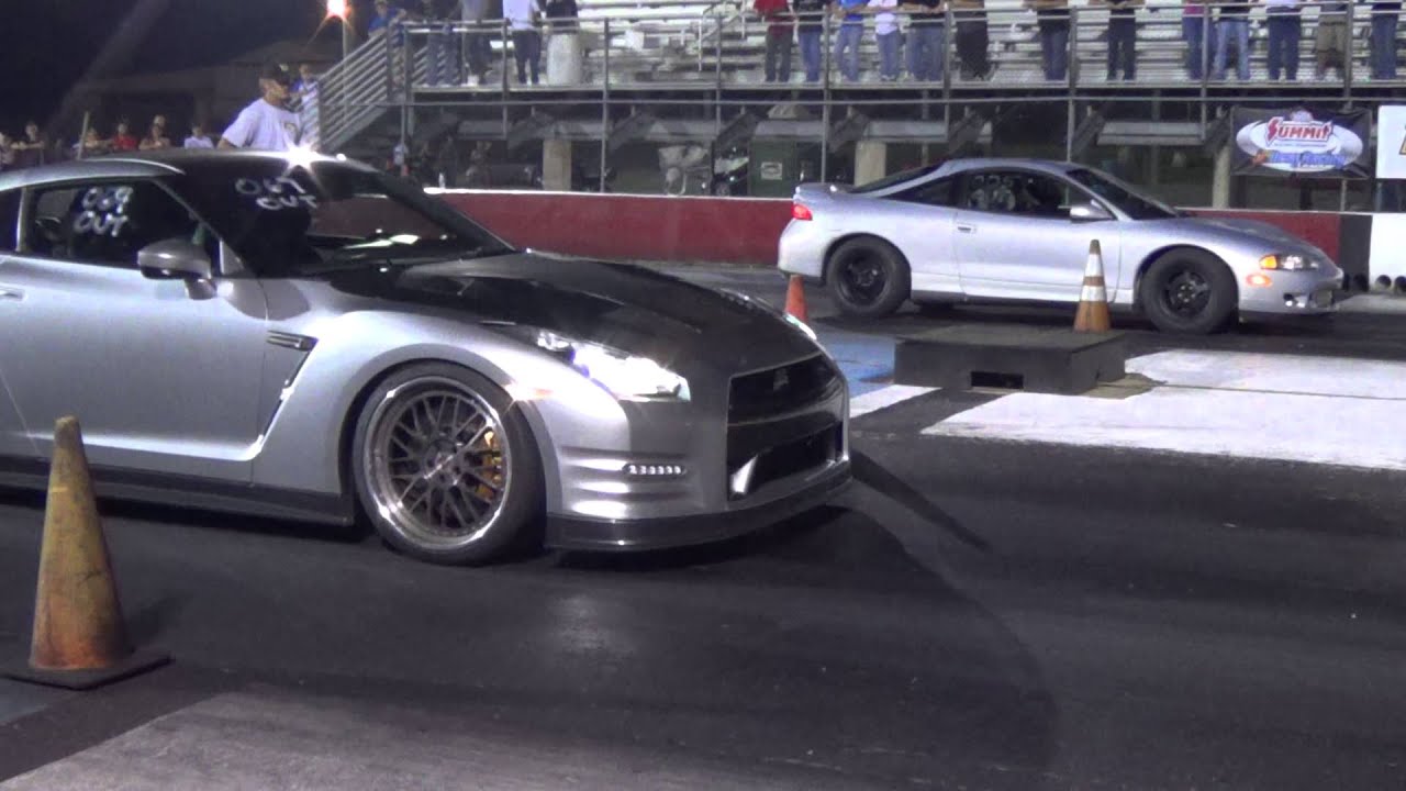 Cincy Street Wars 1: r35 GT-R vs Eclipse awd turbo drag racing Final Race!