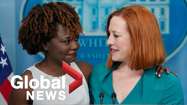 Psaki introduces Karine Jean-Pierre as 1st Black, ...