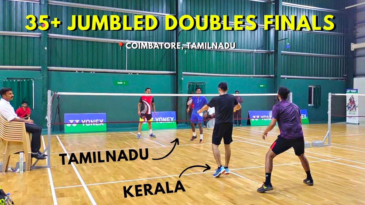 TAMILNADU vs KERALA | 35+ BADMINTON JUMBLED DOUBLES FINALS | SASI ...