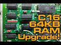 A Non-Destructive 64K RAM Upgrade for the Commodore 16 and 116