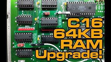 A Non-Destructive 64K RAM Upgrade for the Commodore 16 and 116