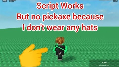 PLAYING AT ROBLOX FENCING game using FE PICKAXE SCRIPT without HATS - let