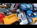 toy video || racing cars, excavators, bulldozers, cement trucks, dump trucks etc