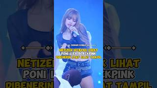 Netizen Ngakak Lihat Poni Lisa Blackpink Dibenerin Staf Saat Tdanil kpop shorts