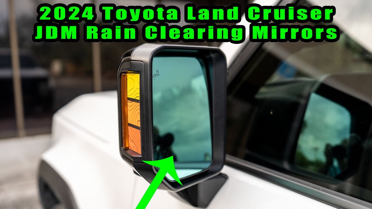 2024 Toyota Land Cruiser JDM Rain Clearing Wide Angle Mirrors