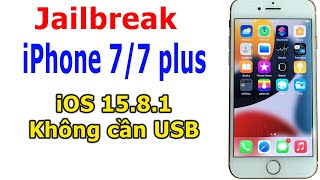 How to Jailbreak iPhone 7/7 Plus iOS 15.8.1 without USB on Windows
