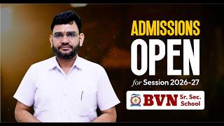 Admissions Open 2026-27 | BVN Sr. Sec. School, Sikar