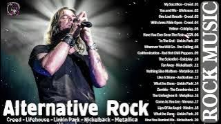 Creed, Linkin Park, Metallica, Nickelback, Green Day, Coldplay💕Alternative Rock Greatest Hits 2000's
