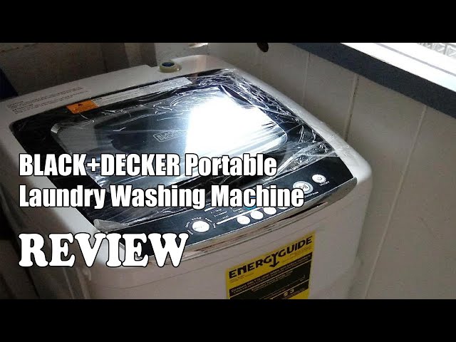 Black + Decker Portable Washing Machine 2 YEAR REVIEW The Best Thing I Got  On ! How to use it 