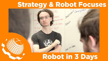 Strategy for Destination: Deep Space - Big Orange Robotics Robot in 3 Days