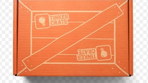 Unboxing KiwiCo Tinker crate: how to make spinning art machine DIY