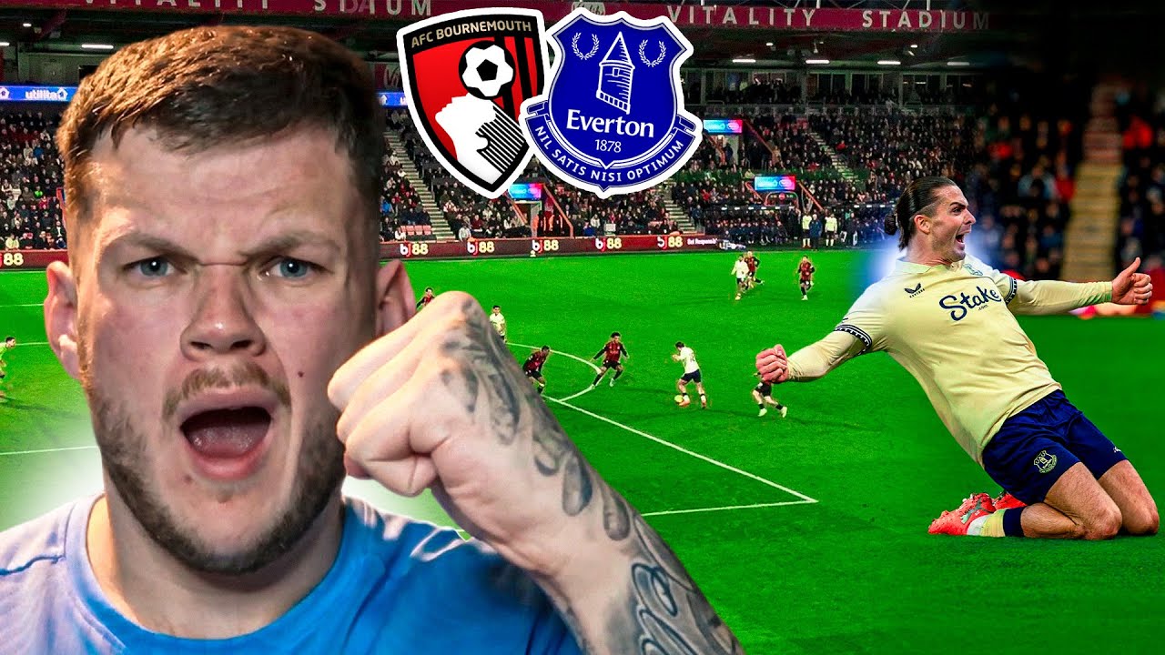 Момент, когда Джек Грилиш обеспечил «Эвертону» выездную победу! | АФК «Борнмут» — «Эвертон» | Вид...