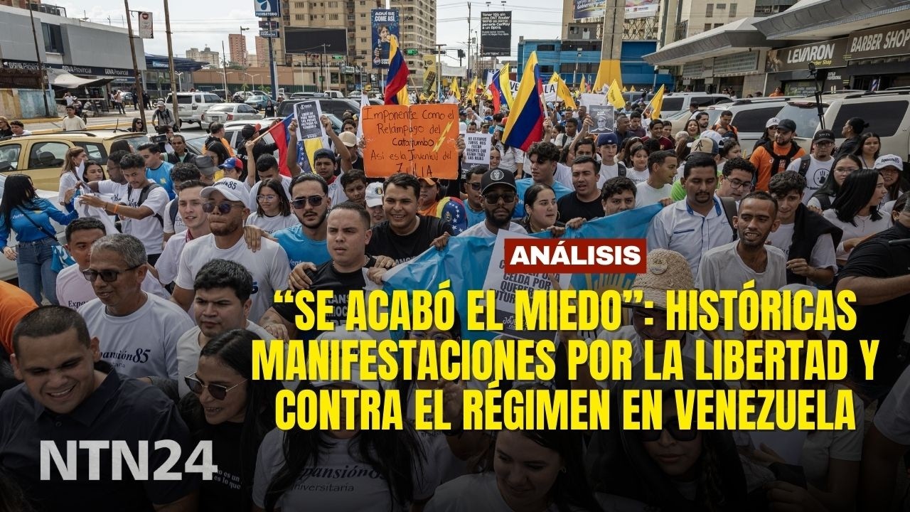 "Algo cambió en Venezuela": históricas manifestaciones en el país evidencian el miedo del régimen