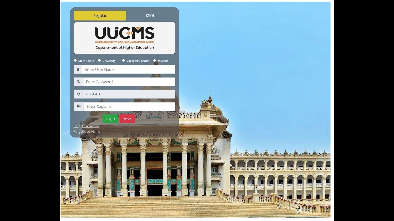 How to Register in UCCMS for Online admissions