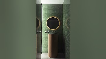 Interior 3D Animation - Emerald Bathroom | 3ds Max + Corona Renderer