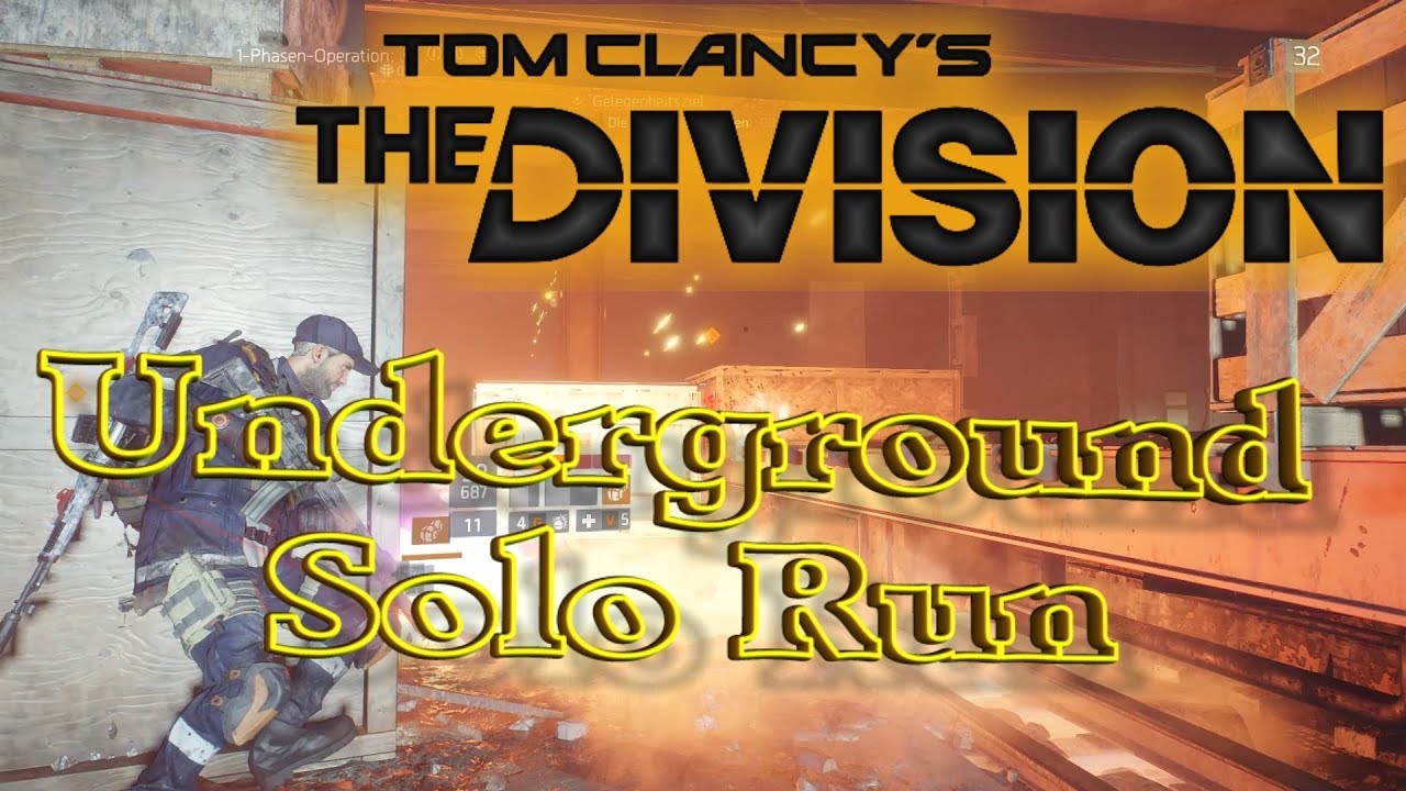 The Division 1.6 | Underground Solo Run Just 4 Fun by exitX
