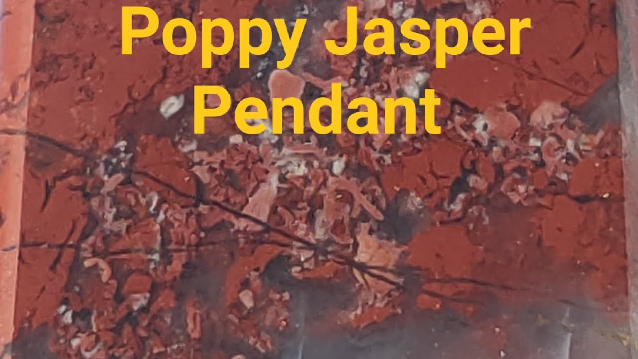 Jasper : Poppy Jasper Pendant 