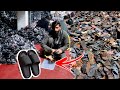 Incredible Process of Recycling Plastic Shoes to make new plastic shoes | Recycling waste plastic