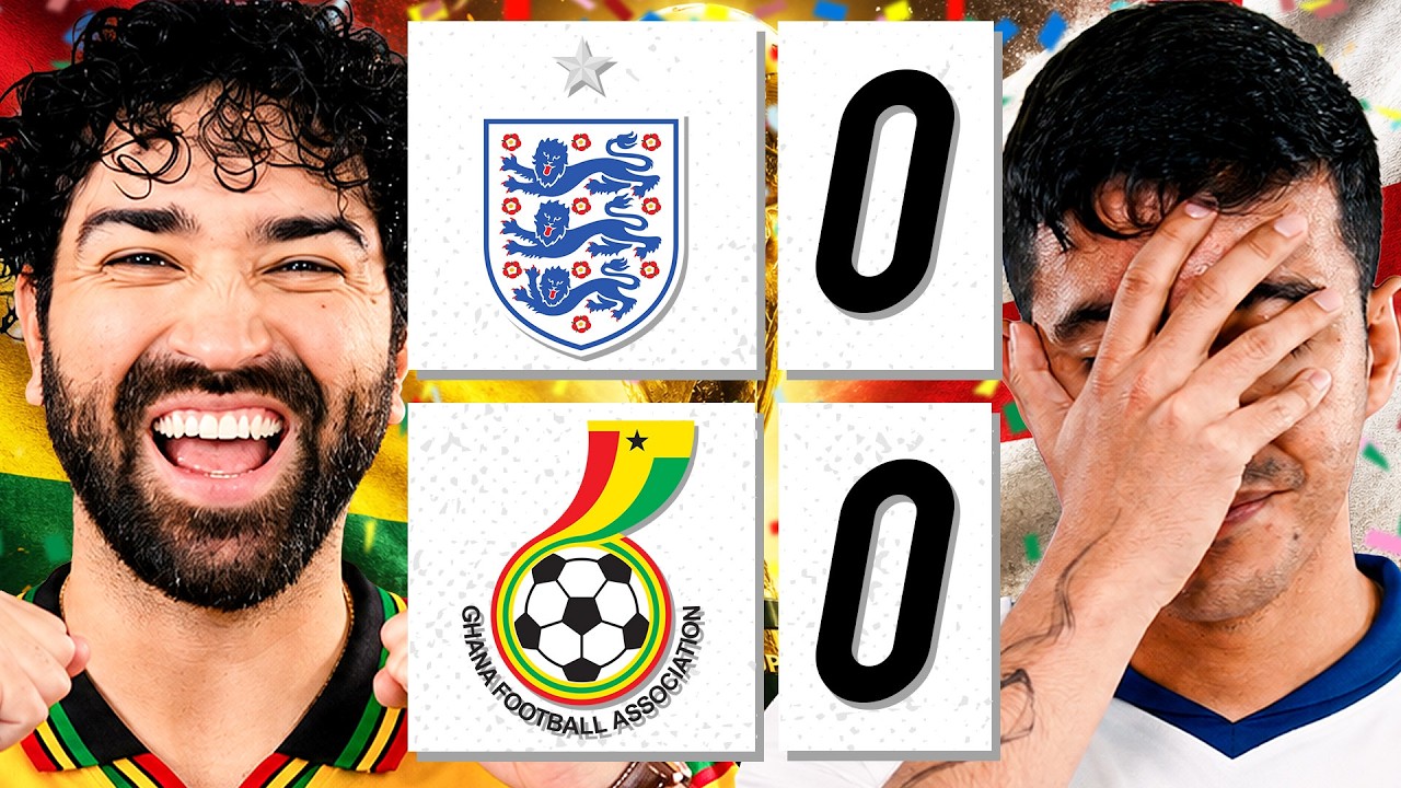 GHANA SHOCKS THE WORLD! 🔥 ENGLAND 0-0 GHANA (REACTION)