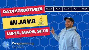 Data Structures in Java: Lists, Sets, Maps. Getting started tutorial!
