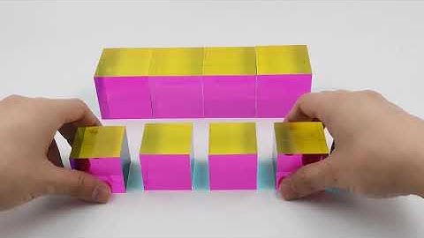 CMY Mixing Colour Cube, Acrylic Cube Prism