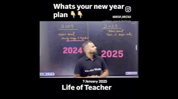 1 January 2025 | Mr Star 🌠 | Physic | #pw | #mrsir | #physics : 1st Video