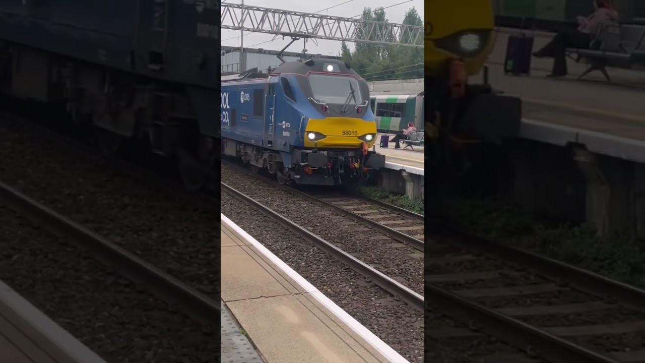 Drs Class 88 At Stafford Going To Trafford Park Euro Term
