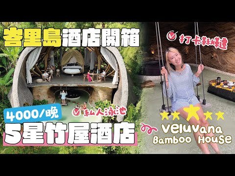 峇里島5星竹屋酒店🎋｜懸崖寺廟火舞表演🔥｜尋找海豚🐬可以共游？！ Knetawong🍐【怒母遊🔥】