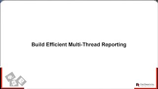 #25 - FastReport Deep Dive: Build Efficient Multi-Thread Reporting