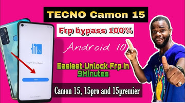 TECNO Camon 15 FRP REMOVE, Google account bypass | Frp bypass Android 10 | NO PC update 2022