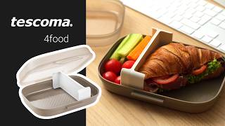 Snack box with divider 4FOOD