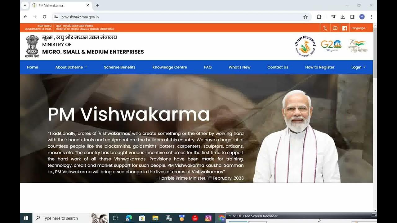 PM VISHWAKARMA LAST DATE TO APPLY 31012024 YouTube