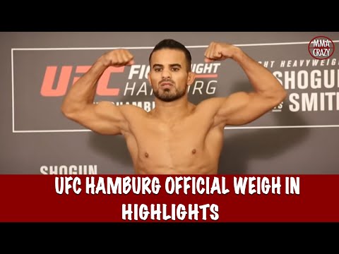 UFC Fight Night Hamburg Official Weigh in Highlights